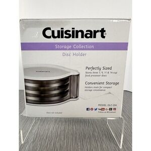 CUISINART Disc Storage HOLDER -Holds Three 7, 9, 11,14 Cup Food Processor DLC-DH